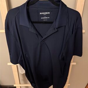 Bonobos Blue Polo Shirt Classic Style